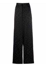 Balenciaga logo jacquard trousers - Nero