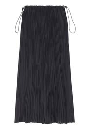 Balenciaga fully-pleated midi skirt - Nero