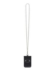 Balenciaga Collana Hourglass con portacarte - Nero