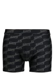 Balenciaga logo-print swim trunks - Nero