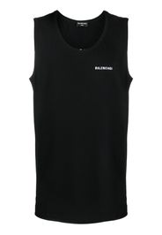 Balenciaga Canotta con ricamo - Nero