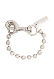 Balenciaga Skate clasp ball-chain bracelet - Argento