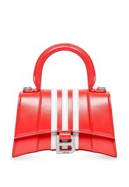 Balenciaga Borsa XS Hourglass mini x adidas - Rosso