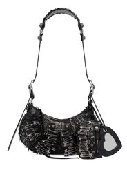 Balenciaga XS Le Cagole leather shoulder bag - Nero
