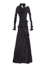Balenciaga Knot detail cut-out gown - 1000 -Black