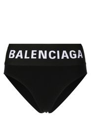 Balenciaga Slip a vita alta - Nero