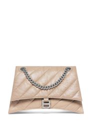 Balenciaga medium Crush quilted leather shoulder bag - Toni neutri