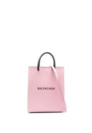 Balenciaga Shopping logo-print tote bag - Rosa