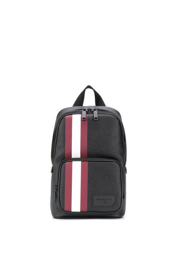 stripe print backpack