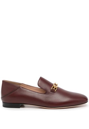 Bally Darcie leather loafers - Rosso