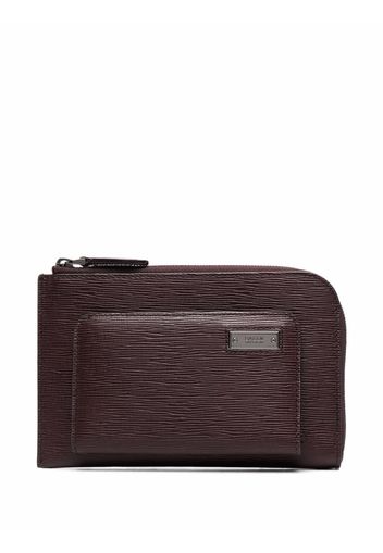 Bally textured leather wallet - Viola