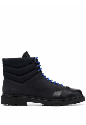 Bally padded lace-up leather boots - Nero