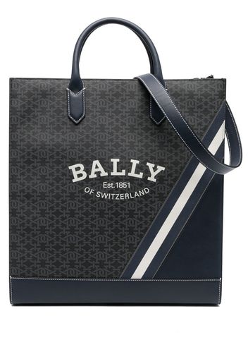 Bally Celmas monogram-print tote bag - Nero