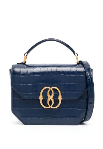 Bally Borsa tote con effetto coccodrillo - Blu