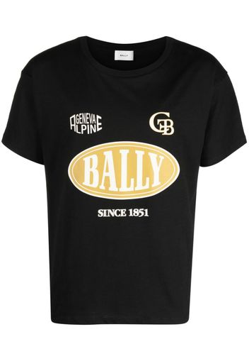 Bally logo-print cotton T-shirt - Nero