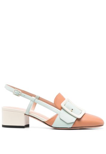 Bally Jasmine Slingback leather pumps - Marrone