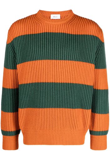 Bally striped ribbed jumper - Verde