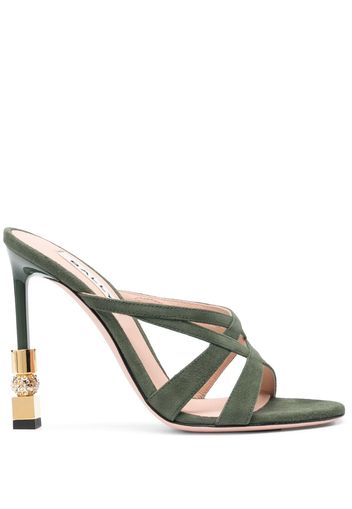 Bally 115mm high-heel mule - Verde