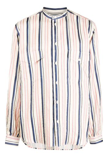 Bally stripes-print silk shirt - Toni neutri