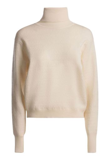 Bally roll-neck textured wool jumper - Toni neutri