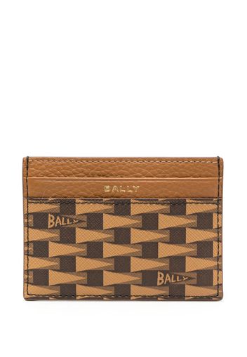 Bally Pennant leather cardholder - Marrone