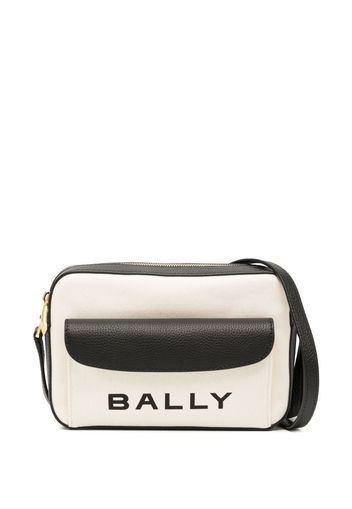 Bally Bar Daniel logo-print crossbody bag - Marrone