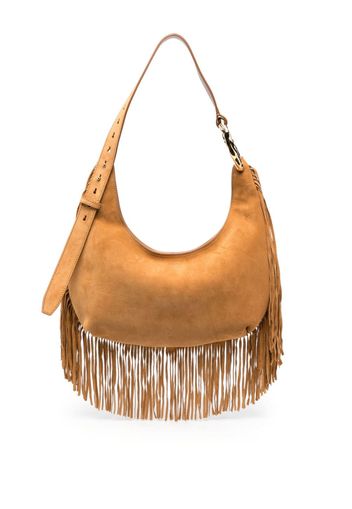 Bally Baroque Ring fringed shoulder bag - Marrone