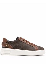 Bally Malya monogram-print sneakers - Marrone