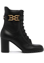 Bally logo-plaque boots - Nero