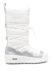 Bally Stivali stringati Cathye imbottiti - Bianco