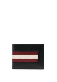 Bally bi-fold striped wallet - Nero
