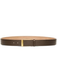 Bally Outline grained-texture belt - Marrone