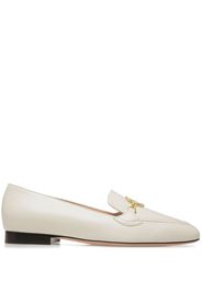 Bally O'Brien Goat grained loafers - Bianco