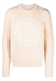Bally intarsia-knit logo wool jumper - Toni neutri
