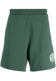 Bally logo-print organic-cotton shorts - Verde