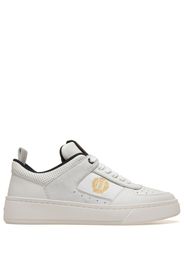 Bally Riweira logo-embroidered leather sneakers - Bianco