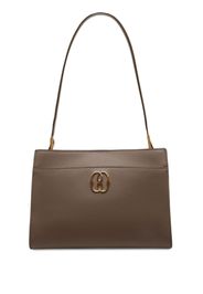 Bally Borsa a spalla Emblem con placca logo - Marrone