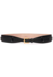 Bally buckle leather belt - Nero