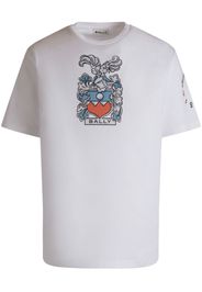 Bally logo-print T-shirt - Bianco