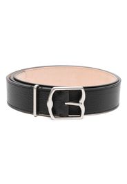 Bally Emblem leather belt - Nero