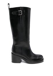 Bally 600mm logo-debossed boots - Nero