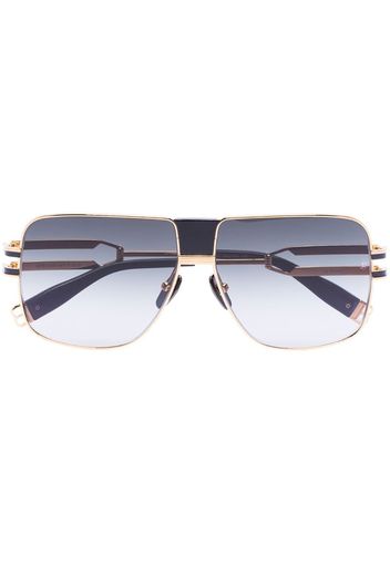 gold tone 1914 aviator sunglasses