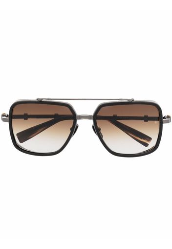 Balmain Eyewear Occhiali modello aviator Officier - Marrone