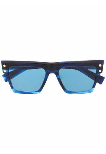 Balmain Eyewear square-frame sunglasses - Blu