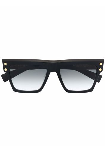 Balmain Eyewear square-frame tinted sunglasses - Nero