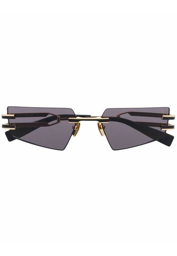 Balmain Eyewear geometric frameless sunglasses - Nero