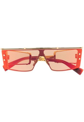 Balmain Eyewear Occhiali da sole squadrati - Oro