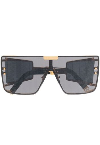 Balmain Eyewear Wonder Boy oversized sunglasses - Nero