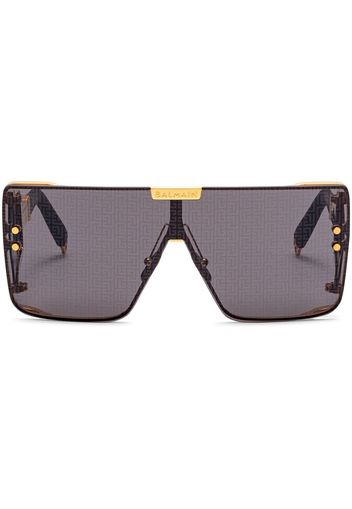 Balmain Eyewear Occhiali da sole Wonder Boy geometrici - Nero