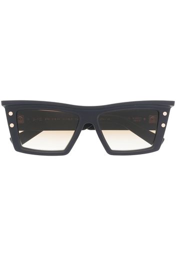 Balmain Eyewear square-frame tinted sunglasses - Blu